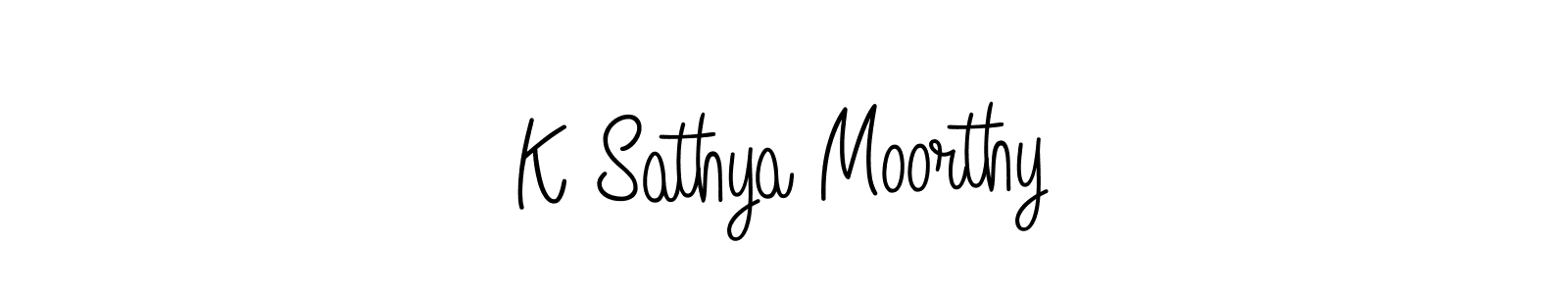 Once you've used our free online signature maker to create your best signature Angelique-Rose-font-FFP style, it's time to enjoy all of the benefits that K Sathya Moorthy name signing documents. K Sathya Moorthy signature style 5 images and pictures png