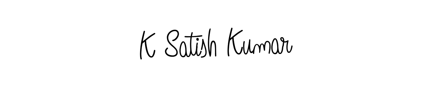 Make a short K Satish Kumar signature style. Manage your documents anywhere anytime using Angelique-Rose-font-FFP. Create and add eSignatures, submit forms, share and send files easily. K Satish Kumar signature style 5 images and pictures png