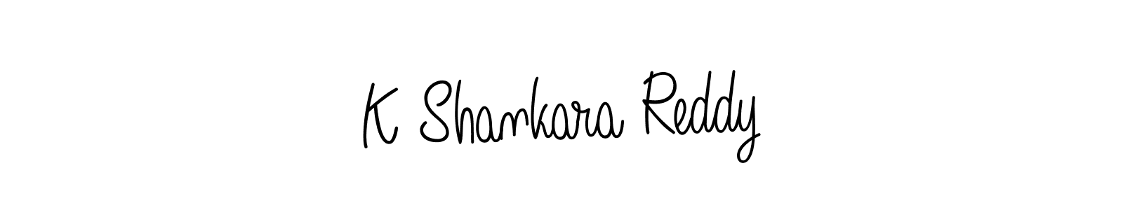 The best way (Angelique-Rose-font-FFP) to make a short signature is to pick only two or three words in your name. The name K Shankara Reddy include a total of six letters. For converting this name. K Shankara Reddy signature style 5 images and pictures png