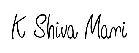 Use a signature maker to create a handwritten signature online. With this signature software, you can design (Angelique-Rose-font-FFP) your own signature for name K Shiva Mani. K Shiva Mani signature style 5 images and pictures png