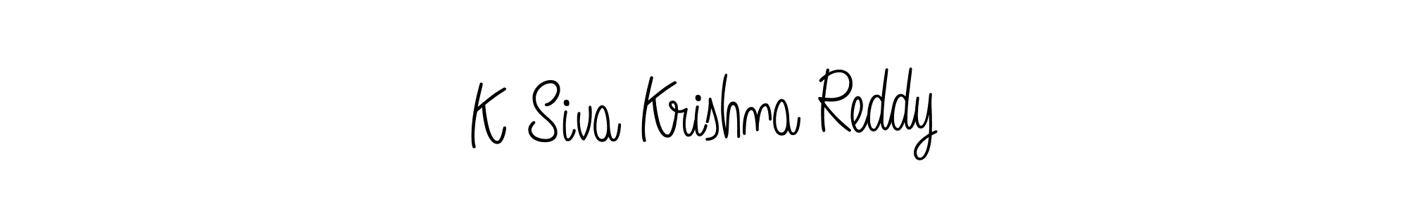 K Siva Krishna Reddy stylish signature style. Best Handwritten Sign (Angelique-Rose-font-FFP) for my name. Handwritten Signature Collection Ideas for my name K Siva Krishna Reddy. K Siva Krishna Reddy signature style 5 images and pictures png