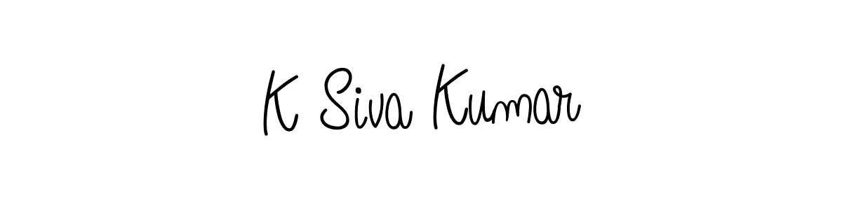 Angelique-Rose-font-FFP is a professional signature style that is perfect for those who want to add a touch of class to their signature. It is also a great choice for those who want to make their signature more unique. Get K Siva Kumar name to fancy signature for free. K Siva Kumar signature style 5 images and pictures png