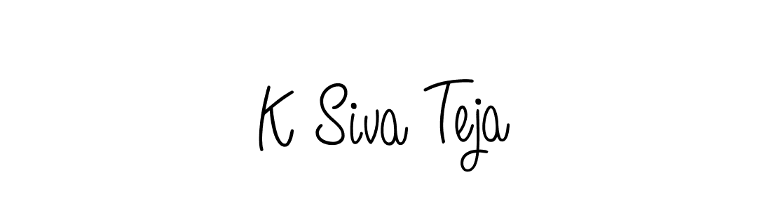 Check out images of Autograph of K Siva Teja name. Actor K Siva Teja Signature Style. Angelique-Rose-font-FFP is a professional sign style online. K Siva Teja signature style 5 images and pictures png