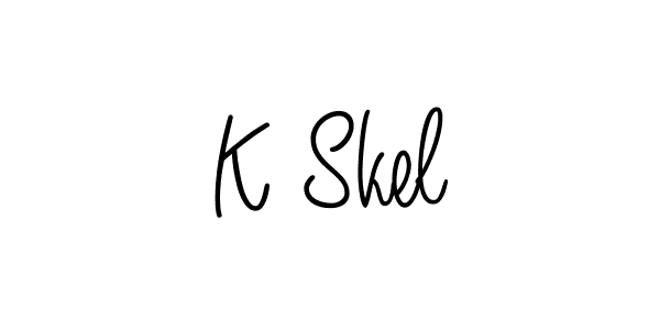 You can use this online signature creator to create a handwritten signature for the name K Skel. This is the best online autograph maker. K Skel signature style 5 images and pictures png