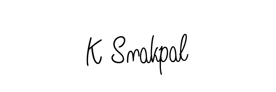 Also we have K Snakpal name is the best signature style. Create professional handwritten signature collection using Angelique-Rose-font-FFP autograph style. K Snakpal signature style 5 images and pictures png