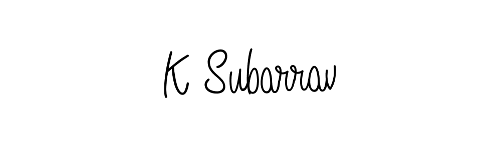 This is the best signature style for the K Subarrav name. Also you like these signature font (Angelique-Rose-font-FFP). Mix name signature. K Subarrav signature style 5 images and pictures png