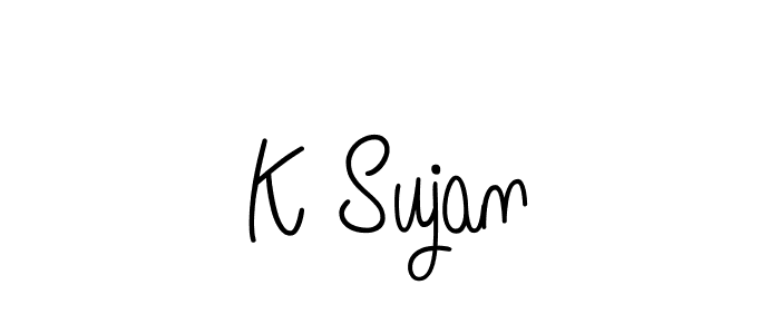 Once you've used our free online signature maker to create your best signature Angelique-Rose-font-FFP style, it's time to enjoy all of the benefits that K Sujan name signing documents. K Sujan signature style 5 images and pictures png