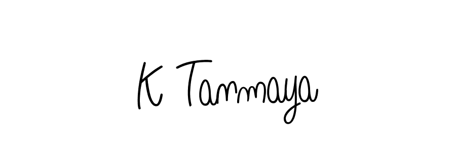 How to Draw K Tanmaya signature style? Angelique-Rose-font-FFP is a latest design signature styles for name K Tanmaya. K Tanmaya signature style 5 images and pictures png