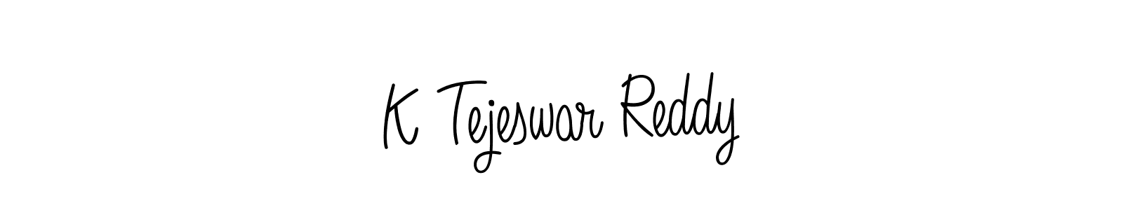 You can use this online signature creator to create a handwritten signature for the name K Tejeswar Reddy. This is the best online autograph maker. K Tejeswar Reddy signature style 5 images and pictures png