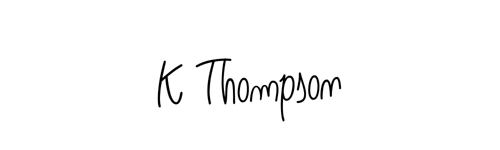 Use a signature maker to create a handwritten signature online. With this signature software, you can design (Angelique-Rose-font-FFP) your own signature for name K Thompson. K Thompson signature style 5 images and pictures png