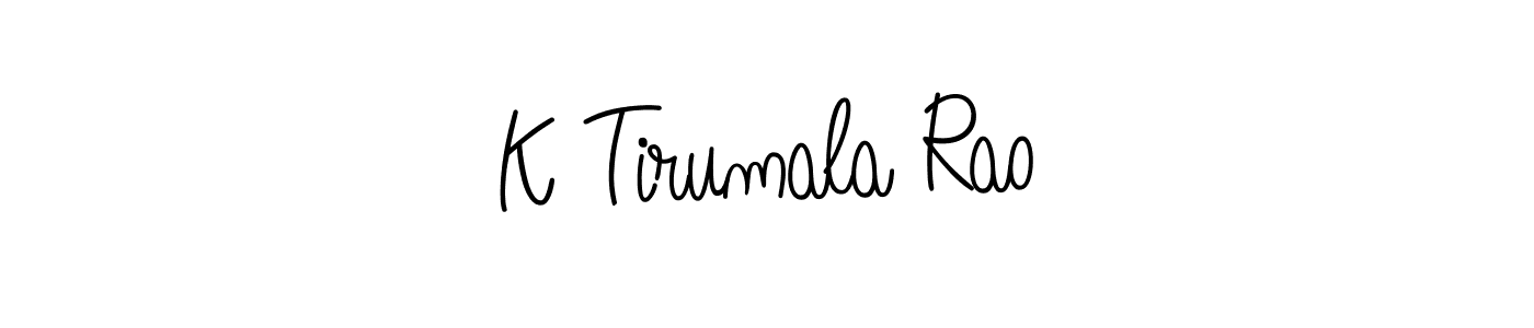 How to Draw K Tirumala Rao signature style? Angelique-Rose-font-FFP is a latest design signature styles for name K Tirumala Rao. K Tirumala Rao signature style 5 images and pictures png