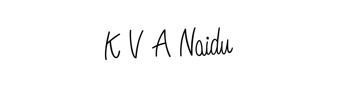 How to Draw K V A Naidu signature style? Angelique-Rose-font-FFP is a latest design signature styles for name K V A Naidu. K V A Naidu signature style 5 images and pictures png
