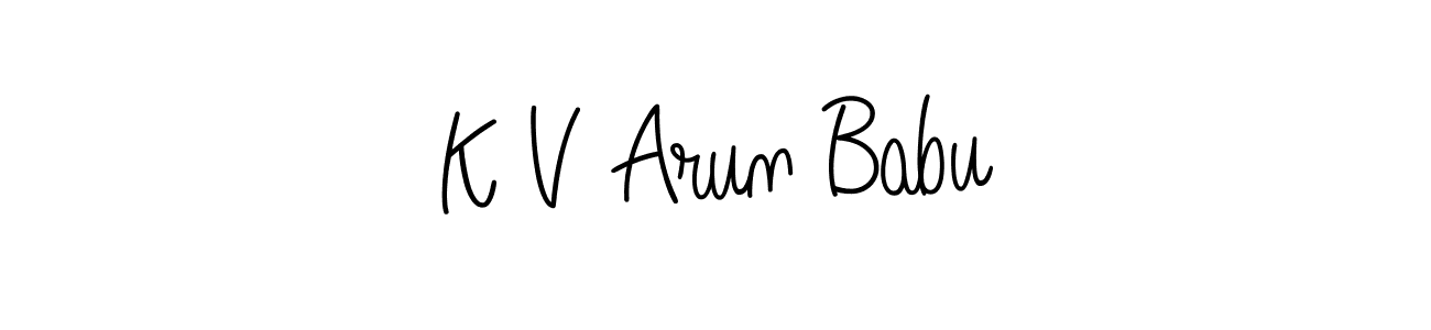 Similarly Angelique-Rose-font-FFP is the best handwritten signature design. Signature creator online .You can use it as an online autograph creator for name K V Arun Babu. K V Arun Babu signature style 5 images and pictures png