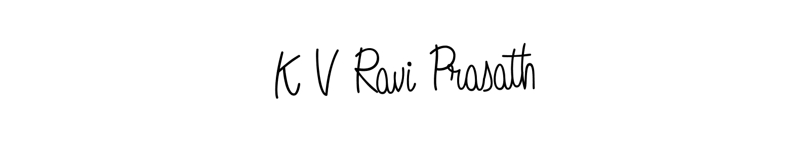 This is the best signature style for the K V Ravi Prasath name. Also you like these signature font (Angelique-Rose-font-FFP). Mix name signature. K V Ravi Prasath signature style 5 images and pictures png