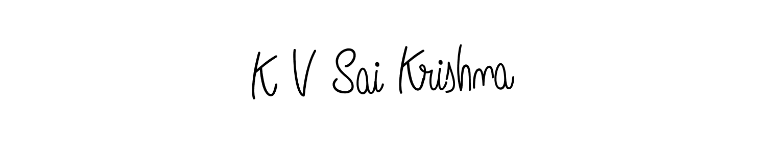 Once you've used our free online signature maker to create your best signature Angelique-Rose-font-FFP style, it's time to enjoy all of the benefits that K V Sai Krishna name signing documents. K V Sai Krishna signature style 5 images and pictures png