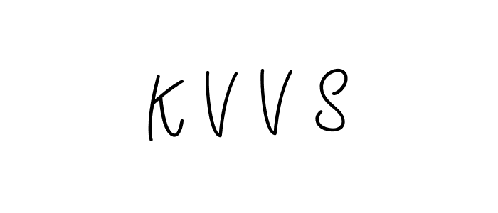 if you are searching for the best signature style for your name K V V S. so please give up your signature search. here we have designed multiple signature styles  using Angelique-Rose-font-FFP. K V V S signature style 5 images and pictures png