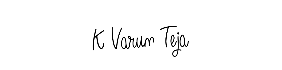 Make a beautiful signature design for name K Varun Teja. Use this online signature maker to create a handwritten signature for free. K Varun Teja signature style 5 images and pictures png