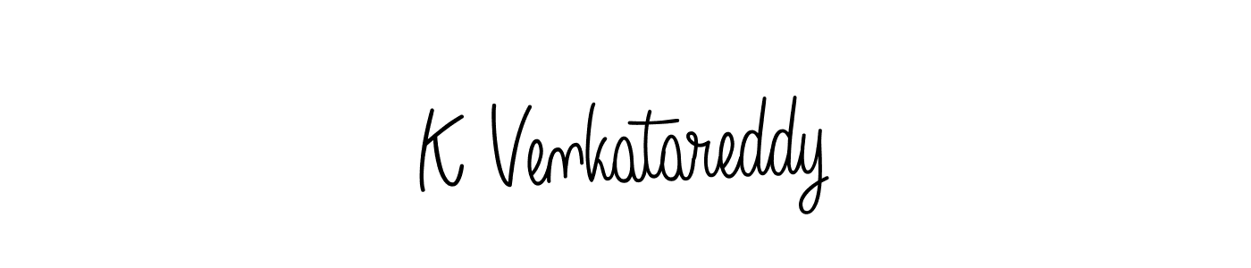 Also we have K Venkatareddy name is the best signature style. Create professional handwritten signature collection using Angelique-Rose-font-FFP autograph style. K Venkatareddy signature style 5 images and pictures png