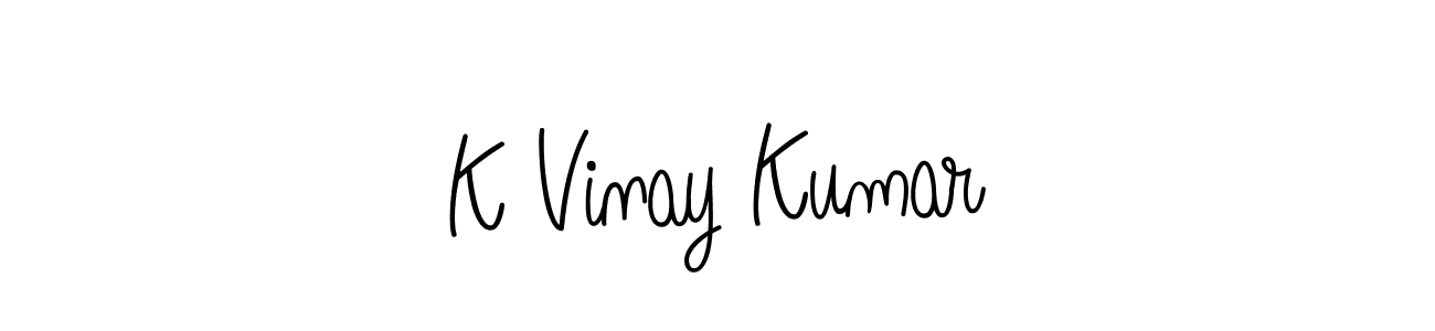 Make a beautiful signature design for name K Vinay Kumar. Use this online signature maker to create a handwritten signature for free. K Vinay Kumar signature style 5 images and pictures png
