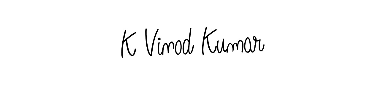 Also You can easily find your signature by using the search form. We will create K Vinod Kumar name handwritten signature images for you free of cost using Angelique-Rose-font-FFP sign style. K Vinod Kumar signature style 5 images and pictures png