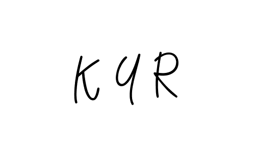 You can use this online signature creator to create a handwritten signature for the name K Y R. This is the best online autograph maker. K Y R signature style 5 images and pictures png