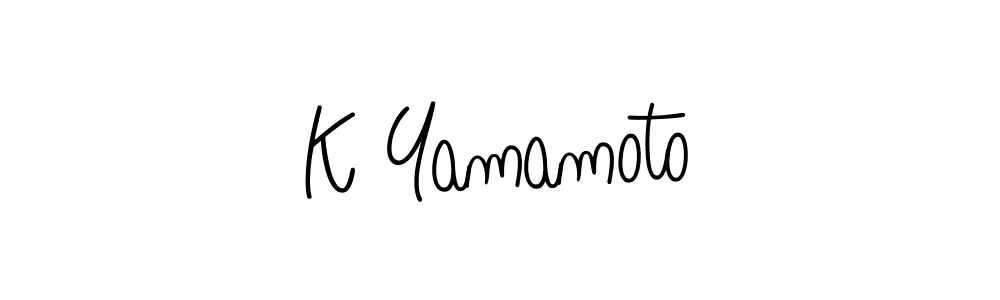 Use a signature maker to create a handwritten signature online. With this signature software, you can design (Angelique-Rose-font-FFP) your own signature for name K Yamamoto. K Yamamoto signature style 5 images and pictures png
