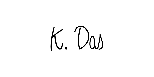 How to Draw K. Das signature style? Angelique-Rose-font-FFP is a latest design signature styles for name K. Das. K. Das signature style 5 images and pictures png