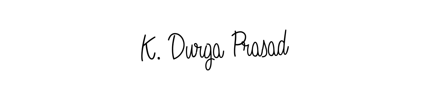 Make a beautiful signature design for name K. Durga Prasad. Use this online signature maker to create a handwritten signature for free. K. Durga Prasad signature style 5 images and pictures png