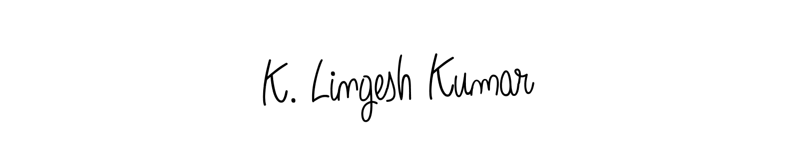 How to make K. Lingesh Kumar signature? Angelique-Rose-font-FFP is a professional autograph style. Create handwritten signature for K. Lingesh Kumar name. K. Lingesh Kumar signature style 5 images and pictures png