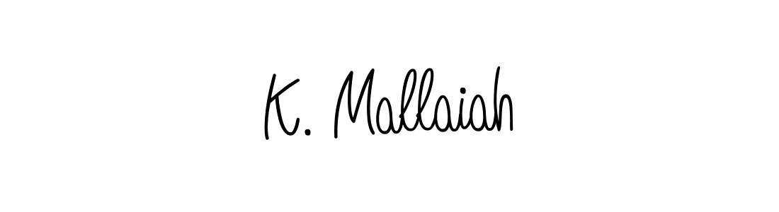 How to Draw K. Mallaiah signature style? Angelique-Rose-font-FFP is a latest design signature styles for name K. Mallaiah. K. Mallaiah signature style 5 images and pictures png