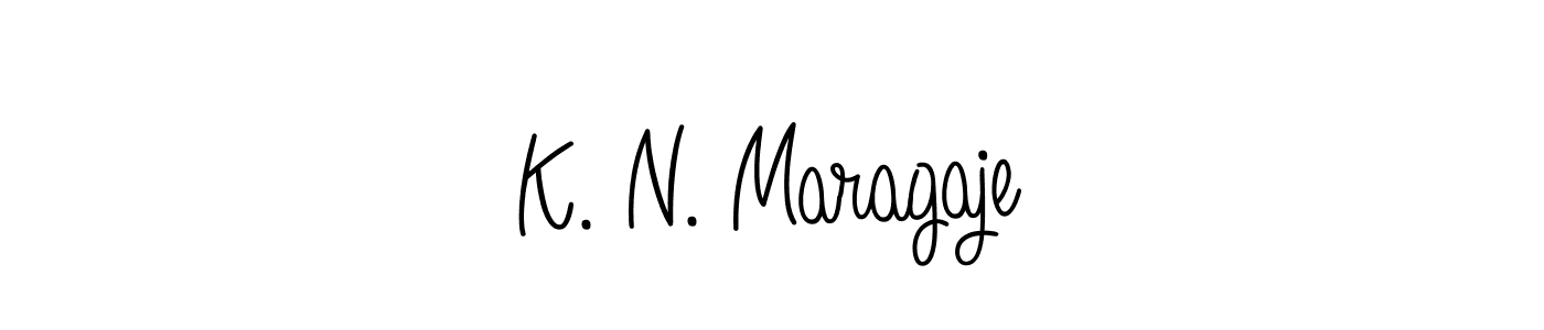 if you are searching for the best signature style for your name K. N. Maragaje. so please give up your signature search. here we have designed multiple signature styles  using Angelique-Rose-font-FFP. K. N. Maragaje signature style 5 images and pictures png