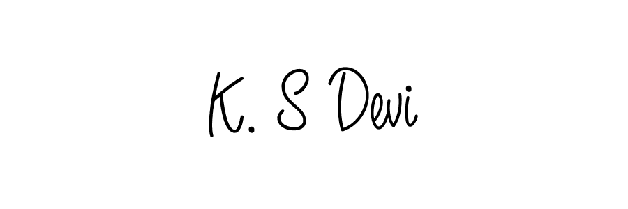 Best and Professional Signature Style for K. S Devi. Angelique-Rose-font-FFP Best Signature Style Collection. K. S Devi signature style 5 images and pictures png