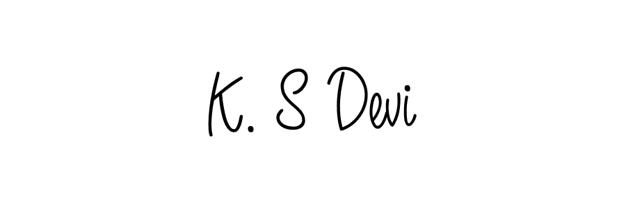 Similarly Angelique-Rose-font-FFP is the best handwritten signature design. Signature creator online .You can use it as an online autograph creator for name K. S Devi. K. S Devi signature style 5 images and pictures png