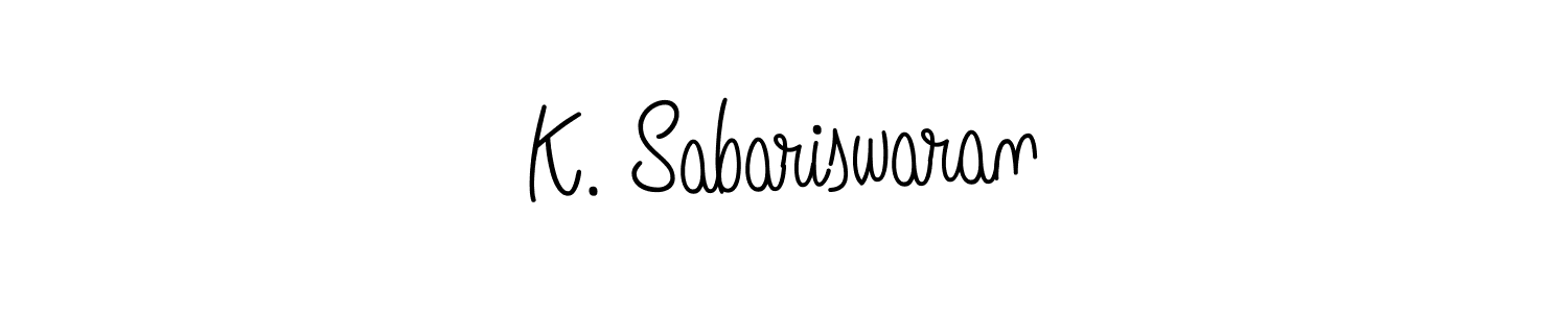 Once you've used our free online signature maker to create your best signature Angelique-Rose-font-FFP style, it's time to enjoy all of the benefits that K. Sabariswaran name signing documents. K. Sabariswaran signature style 5 images and pictures png