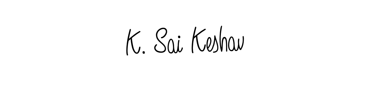 Make a beautiful signature design for name K. Sai Keshav. With this signature (Angelique-Rose-font-FFP) style, you can create a handwritten signature for free. K. Sai Keshav signature style 5 images and pictures png