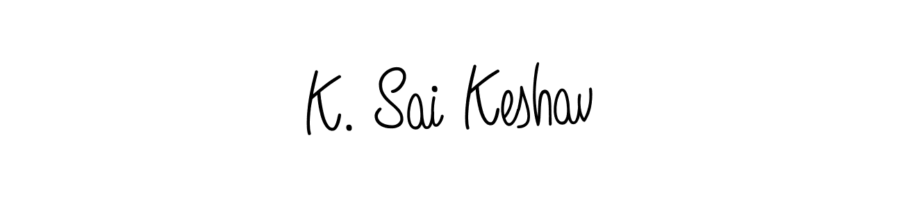 How to Draw K. Sai Keshav signature style? Angelique-Rose-font-FFP is a latest design signature styles for name K. Sai Keshav. K. Sai Keshav signature style 5 images and pictures png