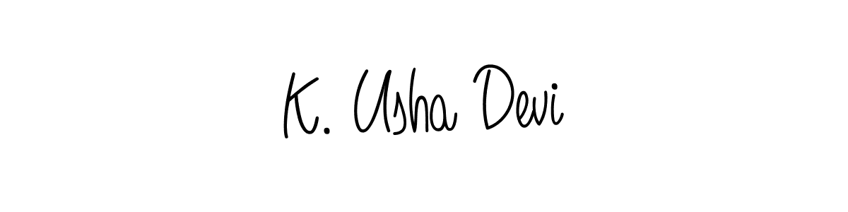 Here are the top 10 professional signature styles for the name K. Usha Devi. These are the best autograph styles you can use for your name. K. Usha Devi signature style 5 images and pictures png
