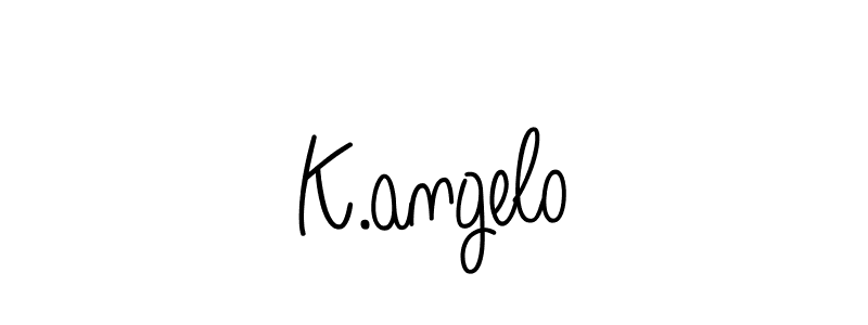 Once you've used our free online signature maker to create your best signature Angelique-Rose-font-FFP style, it's time to enjoy all of the benefits that K.angelo name signing documents. K.angelo signature style 5 images and pictures png