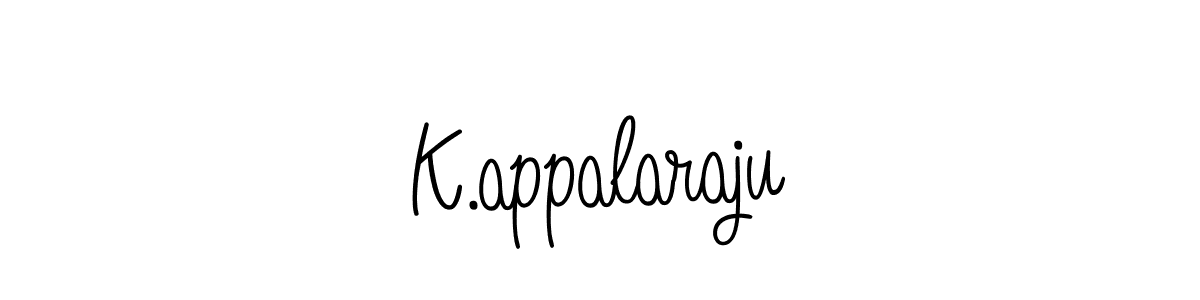 if you are searching for the best signature style for your name K.appalaraju. so please give up your signature search. here we have designed multiple signature styles  using Angelique-Rose-font-FFP. K.appalaraju signature style 5 images and pictures png