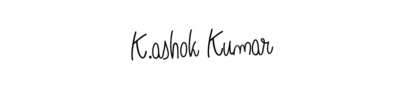 if you are searching for the best signature style for your name K.ashok Kumar. so please give up your signature search. here we have designed multiple signature styles  using Angelique-Rose-font-FFP. K.ashok Kumar signature style 5 images and pictures png