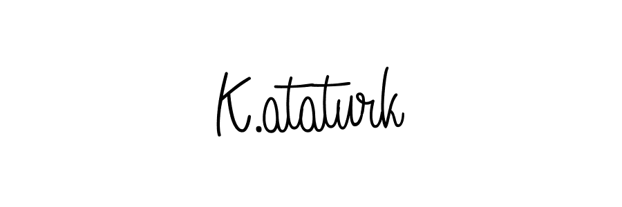 Best and Professional Signature Style for K.ataturk. Angelique-Rose-font-FFP Best Signature Style Collection. K.ataturk signature style 5 images and pictures png