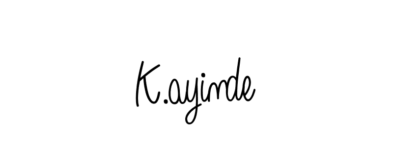 Here are the top 10 professional signature styles for the name K.ayinde. These are the best autograph styles you can use for your name. K.ayinde signature style 5 images and pictures png