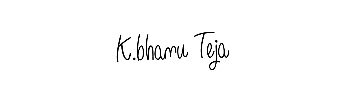 Also we have K.bhanu Teja name is the best signature style. Create professional handwritten signature collection using Angelique-Rose-font-FFP autograph style. K.bhanu Teja signature style 5 images and pictures png