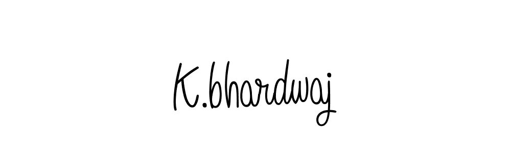 You should practise on your own different ways (Angelique-Rose-font-FFP) to write your name (K.bhardwaj) in signature. don't let someone else do it for you. K.bhardwaj signature style 5 images and pictures png