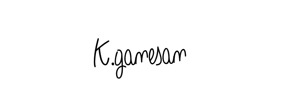 K.ganesan stylish signature style. Best Handwritten Sign (Angelique-Rose-font-FFP) for my name. Handwritten Signature Collection Ideas for my name K.ganesan. K.ganesan signature style 5 images and pictures png