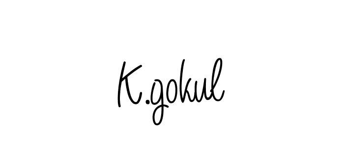 This is the best signature style for the K.gokul name. Also you like these signature font (Angelique-Rose-font-FFP). Mix name signature. K.gokul signature style 5 images and pictures png