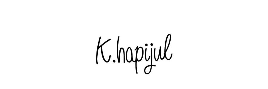 Make a beautiful signature design for name K.hapijul. Use this online signature maker to create a handwritten signature for free. K.hapijul signature style 5 images and pictures png
