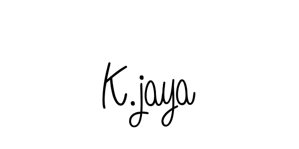 Once you've used our free online signature maker to create your best signature Angelique-Rose-font-FFP style, it's time to enjoy all of the benefits that K.jaya name signing documents. K.jaya signature style 5 images and pictures png