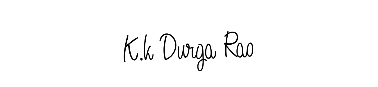 This is the best signature style for the K.k Durga Rao name. Also you like these signature font (Angelique-Rose-font-FFP). Mix name signature. K.k Durga Rao signature style 5 images and pictures png