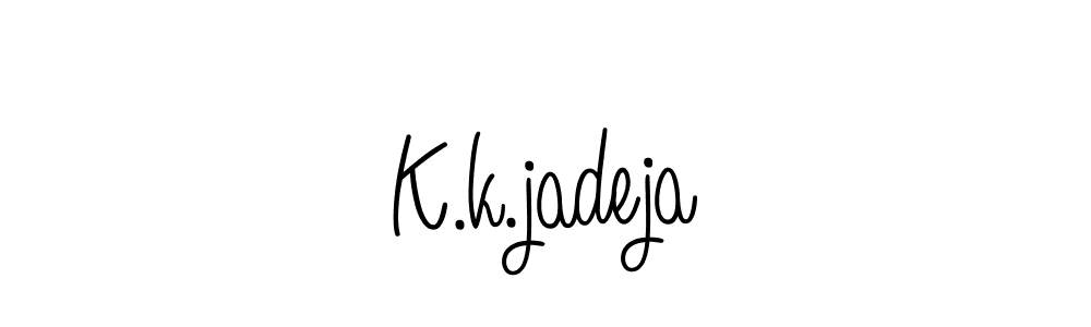 You can use this online signature creator to create a handwritten signature for the name K.k.jadeja. This is the best online autograph maker. K.k.jadeja signature style 5 images and pictures png